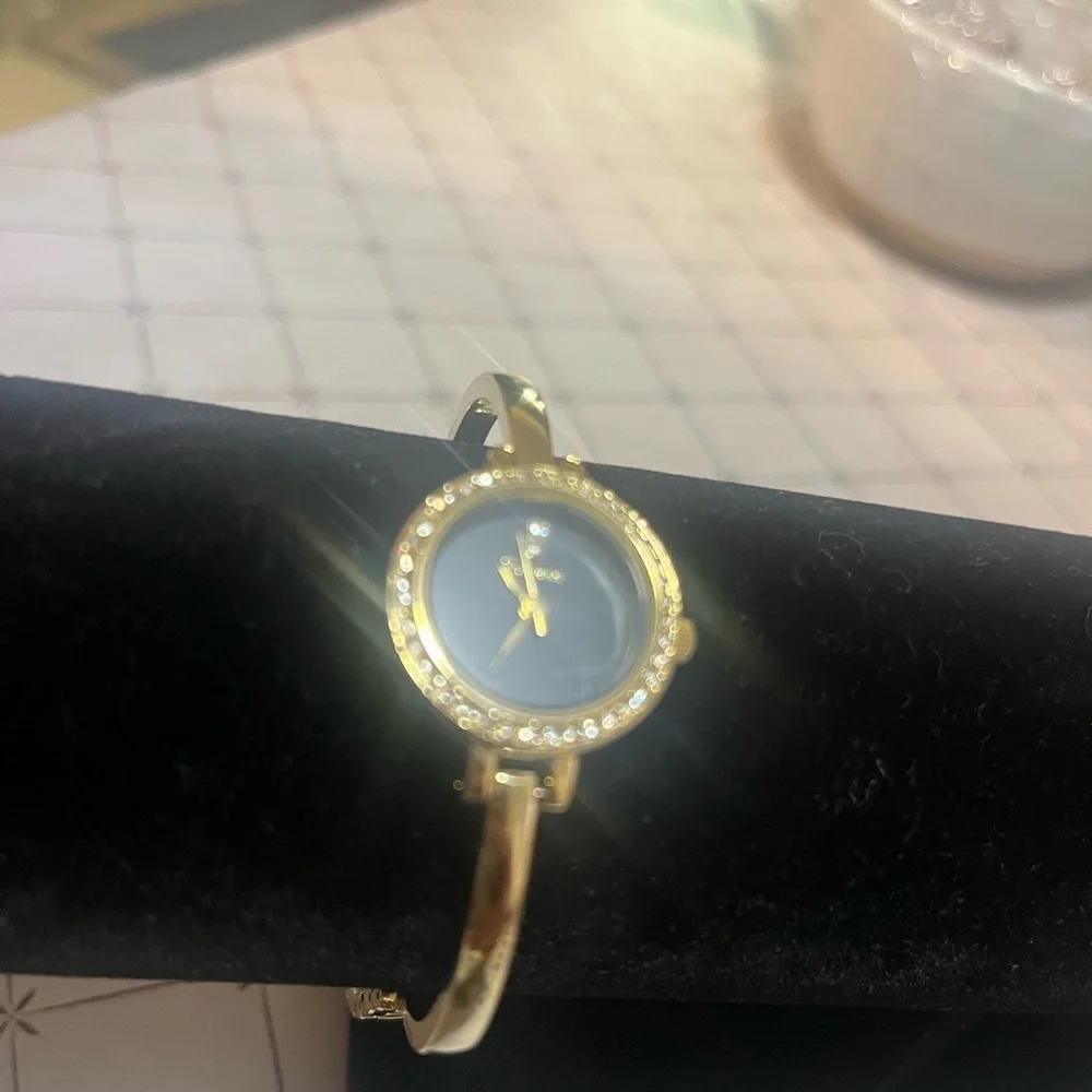 Elegant Gold and Silver‎ Women's Watch